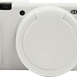 Easy Hood Camera Case for Sony ZV-1 Camera Removable Lens Cover,Anti-Scratch Silicone Soft Camera Case Compatible with Sony ZV-1 ZV1 Camera(White)-13