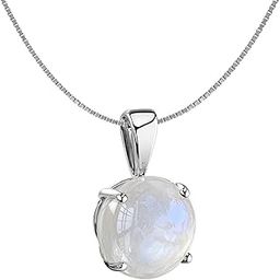 925 Silver Moonstone Pendant Necklace for Women | 92.5 Sterling Silver & Stunning Shine | Lovely Gift - PDC-078-image-46
