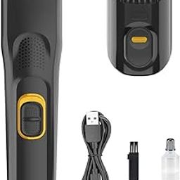Professional Trimmer for Men | Beard, Body & Pubic Hair Grooming | USB-C Fast Charging | Adjustable Length (0.5mm - 4mm) | 90 Min Run Time | Battery Powered | Black-image-40
