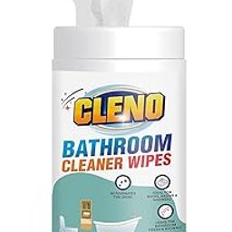 Cleno Bathroom Cleaner Wet Wipes for Shower/Wash-Basin/Floor/Taps/Commode/Glass & Bathroom Accessory - 50 Wipes (Ready to Use)-image-97