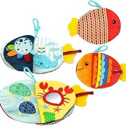 Crofta Soft Baby Cloth Books Crinkle Books Early Learning Educational Infant ToysBaby | Toys for Baby | Developmental Baby Toys-image-38