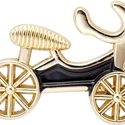 Golden and Black Vintage Bike Cycle Lapel Pin Suit Collar Accessories Brooch for Men-image-96