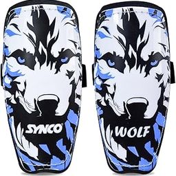Synco Wolf Shin Guard | Professional Football Shin Guard with Velcro Strap Adjustable | Shin Guard for Football | Superior Protection and Comfort | Durable and Lightweight | for Youth & Adults-image-21