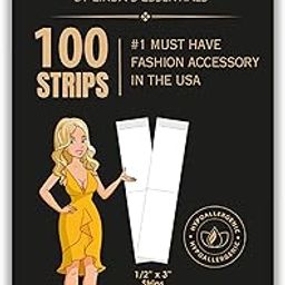 Linda's Essentials LERFOT Double Sided Tape for Fashion, Clothing and Body |Invisible Dress Tape for women | Gentle to stick on Skin and clothes (Black)-20