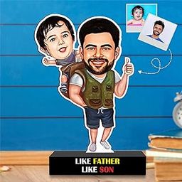 ZOCI VOCI Personalized Caricature Gift for Mom and Dad Cool Customized Gift for Dad Mom (Fun Loving, DAD)-image-98