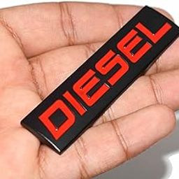Incognito Diesel Sticker for Car Fuel Tank, Metal (Black)-image-13