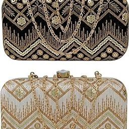 Women and Girls Box Clutch Combo Set Bag-picture-45