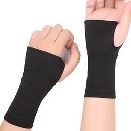 Enakshi (LABEL) Creations 2xSport Wrist Band Gym Fitness Compression Wrist Brace S Black-Gloves-image-7