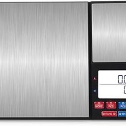 Atom Dual Platform Digital Kitchen Scale with a capacity of 5Kg x 0.1 g & 500g x 0.01g High precision scale with Stainless Steel Platform | Atom A 550 Kitchen Scale.-3