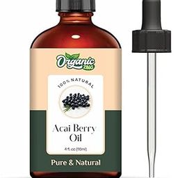 Organic Zing Acai Berry (Euterpe Oleracea) Oil | Pure & Natural Carrier Oil for Skincare, Hair care & Massage - 118ml/3.99fl oz-image-77