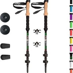 Montem Ultra Strong Trekking, Walking, and Hiking Poles - One Pair (2 Poles) - Collapsible, Lightweight, Quick Locking, and Ultra Durable-image-45