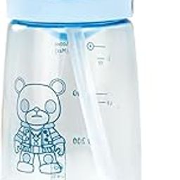 BAYBEE AquaTots Baby Sipper Bottle with Straw for Kids | Leak Proof Sipper Water Bottle | BPA Free & Non-Toxic with 500ml Capacity | Drinking Sippy Water Bottle for School Kids, Babys, Boys Girls-image-3