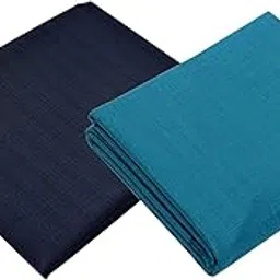MEN'S Cotton Shirt & Poly-Viscose Trouser Fabric Combo Set-image-71