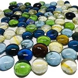 Color Stone Multi-Colored Glass Stone/Pebbles; Size -15mm (Multi Transprent; 2 Kg)-image-23