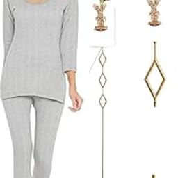 Ladies 3/4 Thermal Top and Lower Set.-image-32