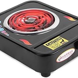 HM Hot Plate Radiant Cooktop Powder Coated Manual Electric Induction Cooktop Stove Chula With 1 Year Warranty) (Premium Hot Plate 2000 Watts), Black-picture-13