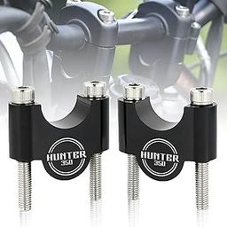 OBEROI'S TRADERS 1 YEAR WARRANTY Premium Handle Riser/Raiser Handlebar Height Riser Clamp Compatible For RE Hunter 350-25