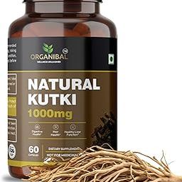 ORGANIBAL Natural Kutki liver Detox Capsules for Liver Support & Detox, Waight loss, Fat Burner, Enriched Nutrition, Boost Immunity, Enhance Energy, 1000mg-60 Capsules-11