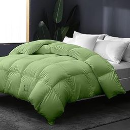EDMUND Hypoallergernic 400 GSM 100% Cotton Comforter 90x100 Double Bed Duvet/Rajai - 400 TC Winter Collection Premium Comforter|Sage-30