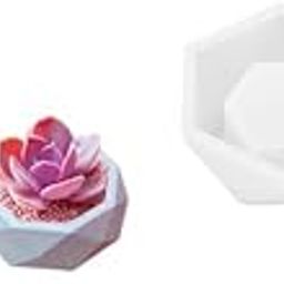 BanteyBanatey® Planter Pot Mould Casting Mould Epoxy Mold Silicon Moulds DIY Coaster Molds Tea Light Candle Holder Mould for Home and Office Decoration Attractive Mold with Eligant Design-picture-14