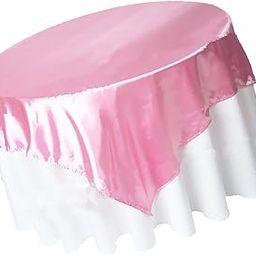 Meadawgs®57'' Tablecloth Table Cover Square Satin Banquet Wedding Party Decor-Pink|Home & Garden | Kitchen, Dining & Bar | Linens & Textiles |0-image-52