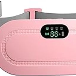 Electric Period Pain Relief Device, Heating Pad and Massager with LED Display, Pink, Wearable Cramp Relief for Women-23