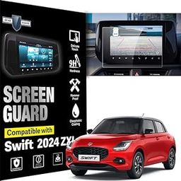 RGY Screen Guard For Maruti Suzuki Swift 2024 Car Infotainment System Protection Film [NOT A TEMPERED GLASS] - 9 inch Matte-28