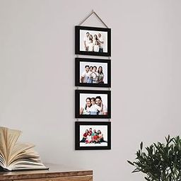 ArtX 4 Customized Photo Frames With Photo Upload, Wall Hanging Photo Frame, Personalised Wall Room And Home Decor Gift, 4x6, Personalised Photo Print With Frame, Set Of 1-image-28