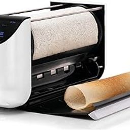 EVOCHEF EC Flip Automatic Dosa Maker, 1-Minute Dosas, 360° Food Grade Coated Roller, Easy Cooking Time & Thickness Control, Touch Controls, Compact & Portable, 1600W, 1 Year Warranty, White-picture-7