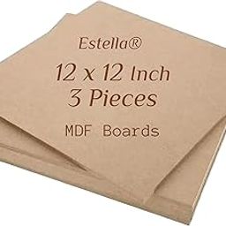12 x 12 Inch Square MDF Cutouts - MDF Board for Lippan Art, Craft, Resin, Mandala, Painting, Wall Hanging, Decoration (3 Pieces)-34