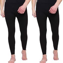 Black Men's Premium Lower/Trouser/Bottom Thermal - Pack of 2 (B102-Black-80cm)-image-18