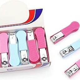 Bell Nail Cutter Finger Nail Cutter for Toenails Stainless Steel Nail Cutter for Men's and Women (Multicolor) [PACK OF 12]-image-98
