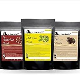 Laam Amla, Reetha, Shikakai Powder | Results in One Wash | Long, Strong & Natural Hair (3X250 g)-image-92
