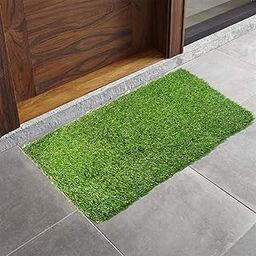 Status Contract Grass Mat for Balcony Decor|(18"x28") Artificial Grass Outdoor Mat Fairy Garden|Green Lawn Floor Carpet Living Room|Home and Kitchen Floor Mat|Outdoor Carpet Waterproof (Natural Green)-image-74