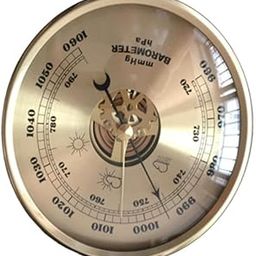 STYLEHEAVEN Wall Mounted Barometer 108mm/4.25inch Round Dial Air Weather Station Household Weather Forecasting Instrument-image-56