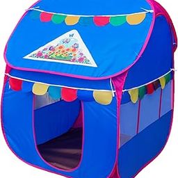 Homecute Foldable Pop Up Hut Type Kids Toys Play Tent House for Boys and Girls (Medium Size Blue)-image-70