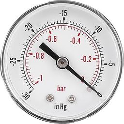 Vacuum 50 mm 1 8 BSPT Back Connection Air Water Oil Gas Pressure-image-19