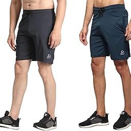 4 Way Lycra Shorts Half Pants for Men Combo Pack 2-2