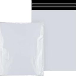 20cm x 26cm 200 Pack White Poly Bags Mailing Bags Waterproof and Tear Resistant Strong Self Adhesive Multipurpose Envelope Small Medium Large-image-47