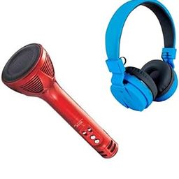 Cospex Combo Pack of 2 Items - Comfortable On-Ear Bluetooth Wireless Headphone, WS-1698 Handheld Wireless Microphone (1 Year Warranty)-18