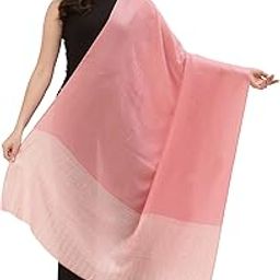 women Extra Fine Wool shawl, Self Weave, Paisley Palla design-image-15