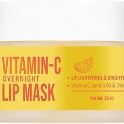 Volamena Lip Mask with Vitamin C and Lemon Lip Lightening for Dark Lips Balm For Women & Men 15 ml-39