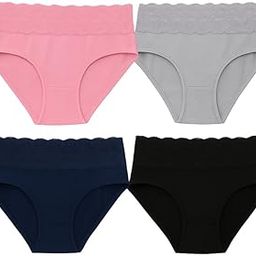 Women Cotton Stretch Lace Briefs for Women – Pack of 4 Colors (PGBB Combo)-PT-image-83