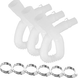 Mipcase 3sets Pool Pump Replacement Hose Set Flexible Hose for Swimming Pools Compatible above Ground Leak Design Efficient Water Accessory-image-76