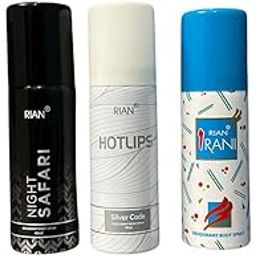 RIAN MINI DEODORANT BODY SPRAY 40ML(HOTLIPS,NIGHT SAFARI,IRANI,SILVER CODE,BLEU)-image-21