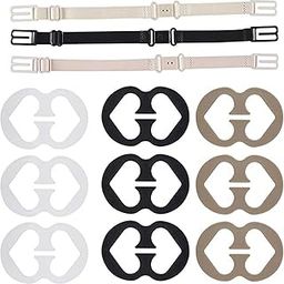 Bra Strap Clips, 12 Bra Clips and Bra Straps Holder Womenââ‚¬â„¢s Black,White,Beige for Full Cup Size (12 Pcs Bra Strap Clips)-picture-21