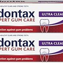 Parodontax Ultra Clean Toothpaste For Daily Protection Against Gum Problems, For Long Lasting Ultra Clean Feeling Multi Pack, 75g*2-25