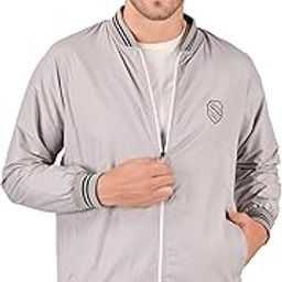 Men's Water Resistant SUNSCREEN JACKET For Winter Season | Lightweight Windcheater Polyester Jacket | Stylish Full Sleeves Stand Collar-image-76
