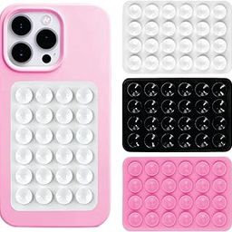 finistra® Suction Phone Case (Pack of 3) Anti-Slip Silicone Back Cover Multipurpose Hands-Free Sticky Pads for Phone Case Mount for Selfies Videos Mirror Shower Car Dashboard and Windshield-image-51