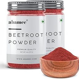 ABAMEC Beetroot Powder – Natural Powder for Culinary Delights, Nutritious Beverages, and Flavor Enhancer (Bottle of (117 Grams / 4 Oz) Pack of 2)-image-14